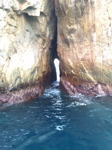 Where the Gulf of California meets the Pacific Ocean